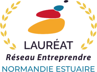 Logo Laureat Reseau Entreprendre Normandie Estuaire