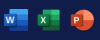 Word, Excel, PPT